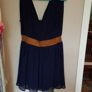 Charlotte Russe navy blue dress